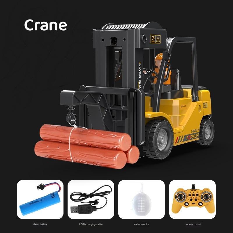 Children's Simple Alloy Charging Excavator Toy Car - Cindi Book