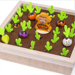 Wooden Toys New Vegetable Memory Game Radish Size Matching - Cindi Book