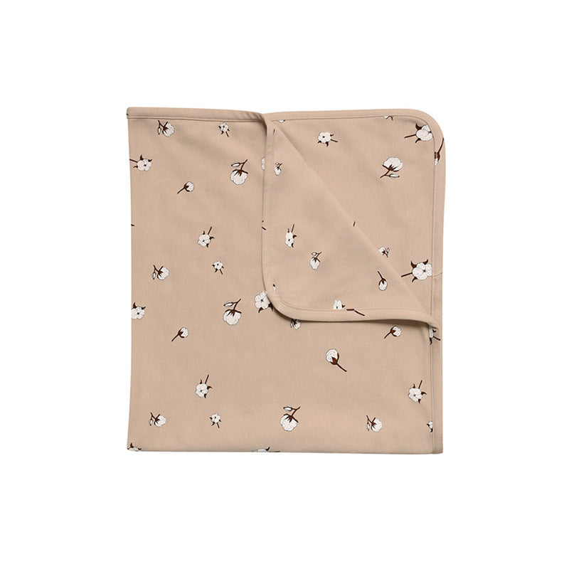 Newborn Air Conditioning Blanket Two-layer Cotton Holding Summer Thin Newborn Stroller Blanket - Cindi Book