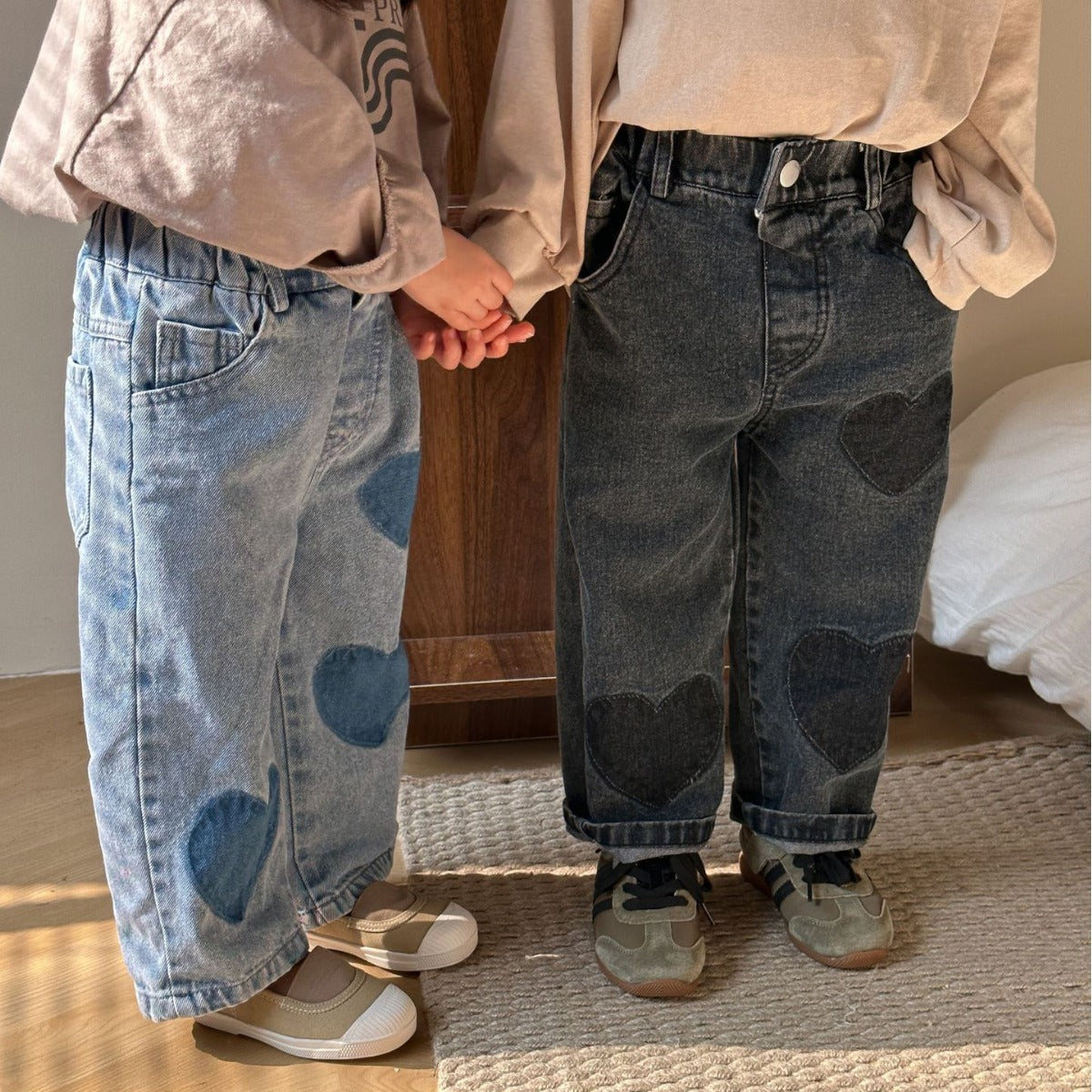 Children Soft Jeans Casual Straight Trousers - Cindi Book