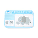 Children's Cognitive Card Iron Box Jigsaw Puzzle Matching Fruit Learning Card - Cindi Book