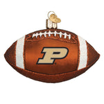 Old World Christmas Purdue Football Ornament - hand-blown glass Christmas tree ornament (view 3)