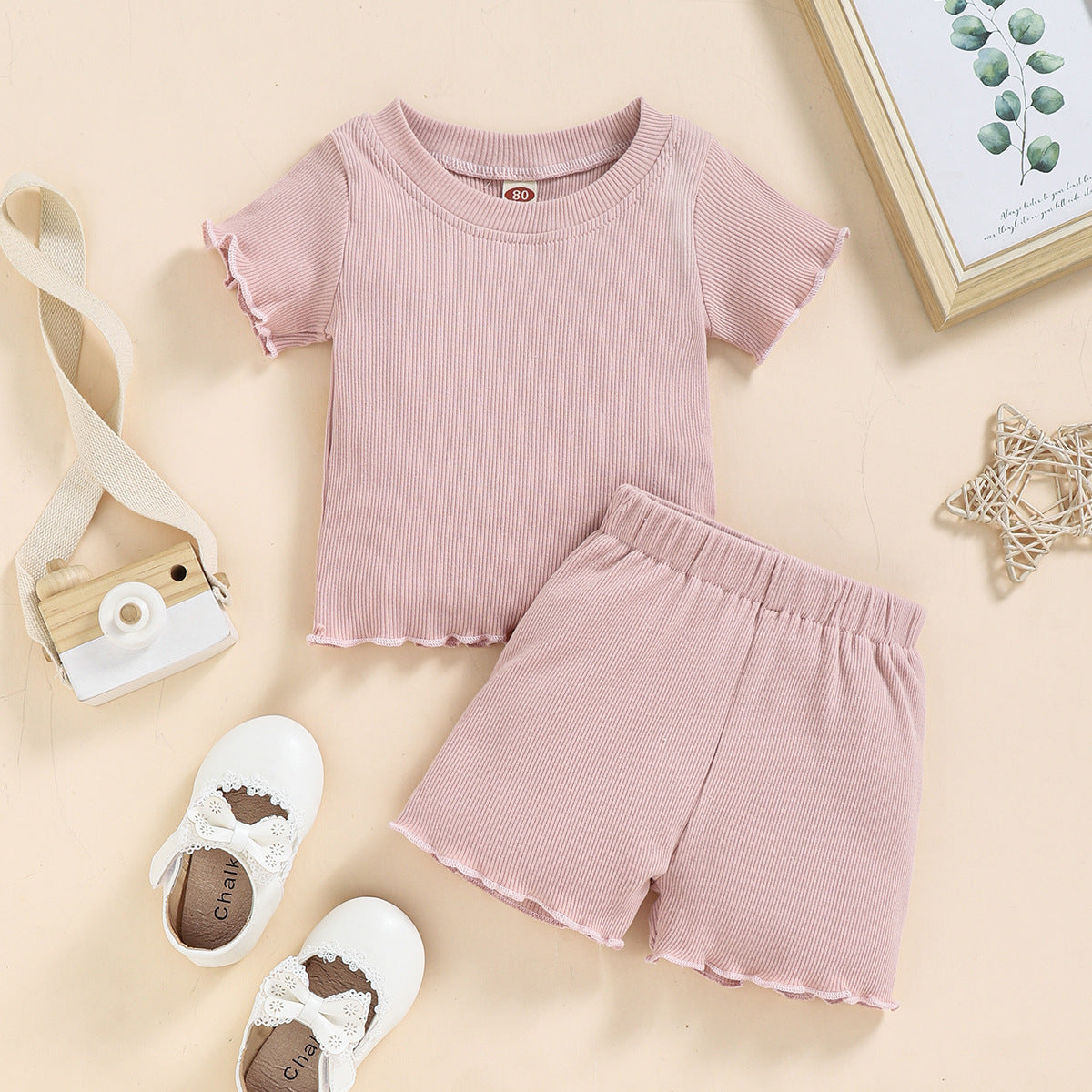 Children's Pajamas Comfortable T-Shirt Set