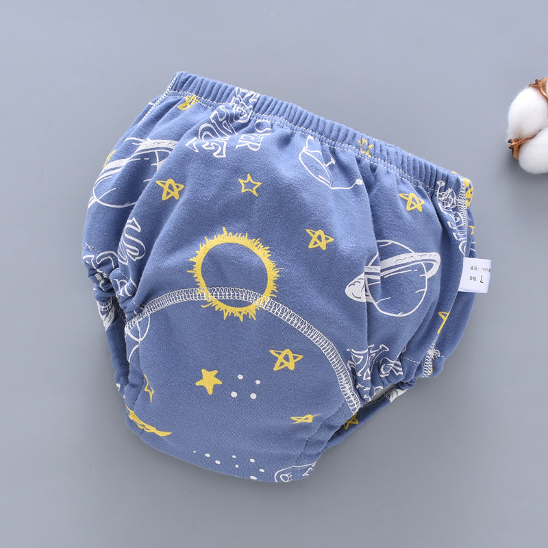 Baby Training Pants Washable 6-layer Gauze Diaper Cover Learning - Cindi Book