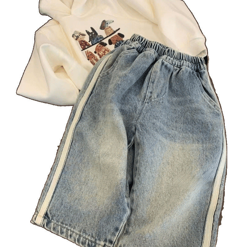 Children's Jeans Spring And Autumn Loose - Cindi Book