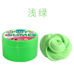 Cotton PUFF SLIME DIY slime mud clay mud stabby decompression vent toys factory outlet - Cindi Book