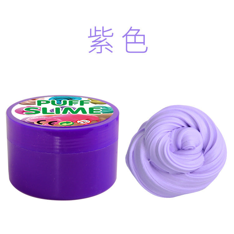 Cotton PUFF SLIME DIY slime mud clay mud stabby decompression vent toys factory outlet - Cindi Book