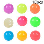 Luminous Sticky Ball Toys Sticky Wall Home Party Games Glow In The Dark Novelty Toys Decompression Squeeze Toy - Cindi Book