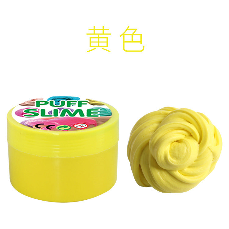 Cotton PUFF SLIME DIY slime mud clay mud stabby decompression vent toys factory outlet - Cindi Book