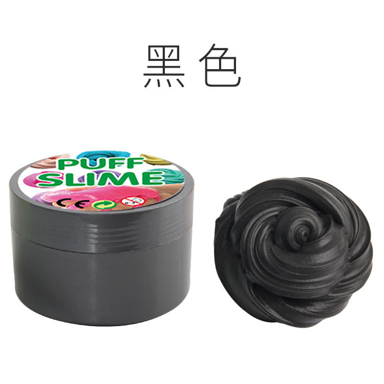 Cotton PUFF SLIME DIY slime mud clay mud stabby decompression vent toys factory outlet - Cindi Book