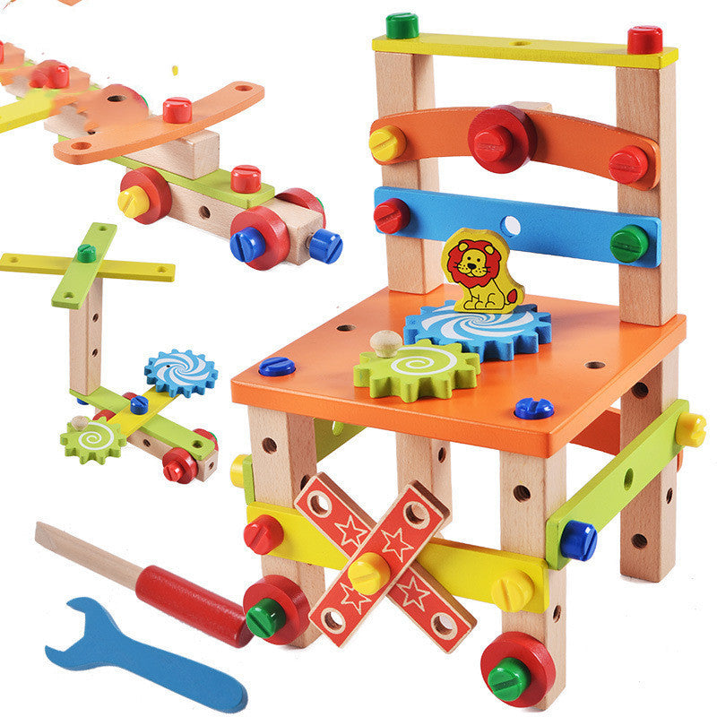 Children's Chair Building Block Toys - Cindi Book