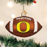 Old World Christmas Oregon Football Ornament - hand-blown glass Christmas tree ornament