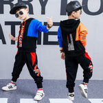 Boys spring suit new Korean children's clothing in the big boy boy long-sleeved sports two-piece suit tide clothes - Cindi Book