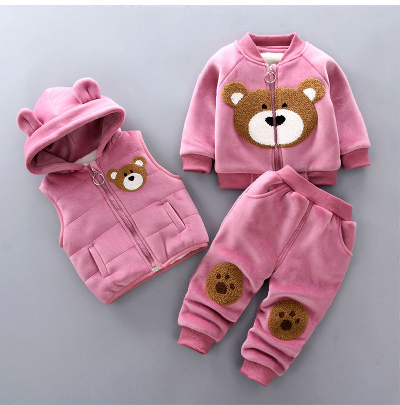 Children's thick three-piece suit - Cindi Book