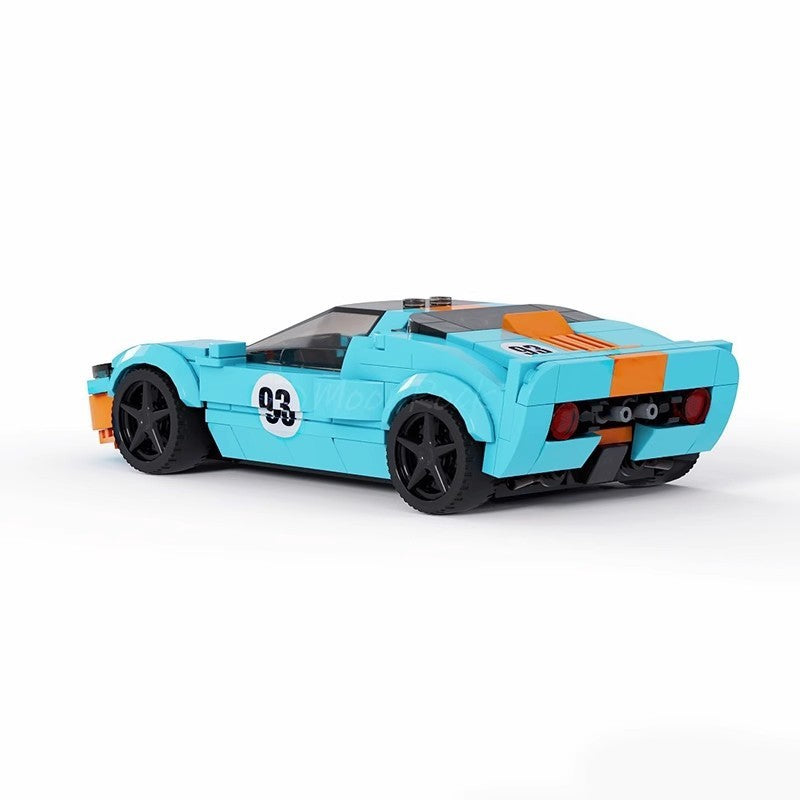 Building Block Car Model Assembled Sports Speed8 Grid Boy Toy Gift - Cindi Book