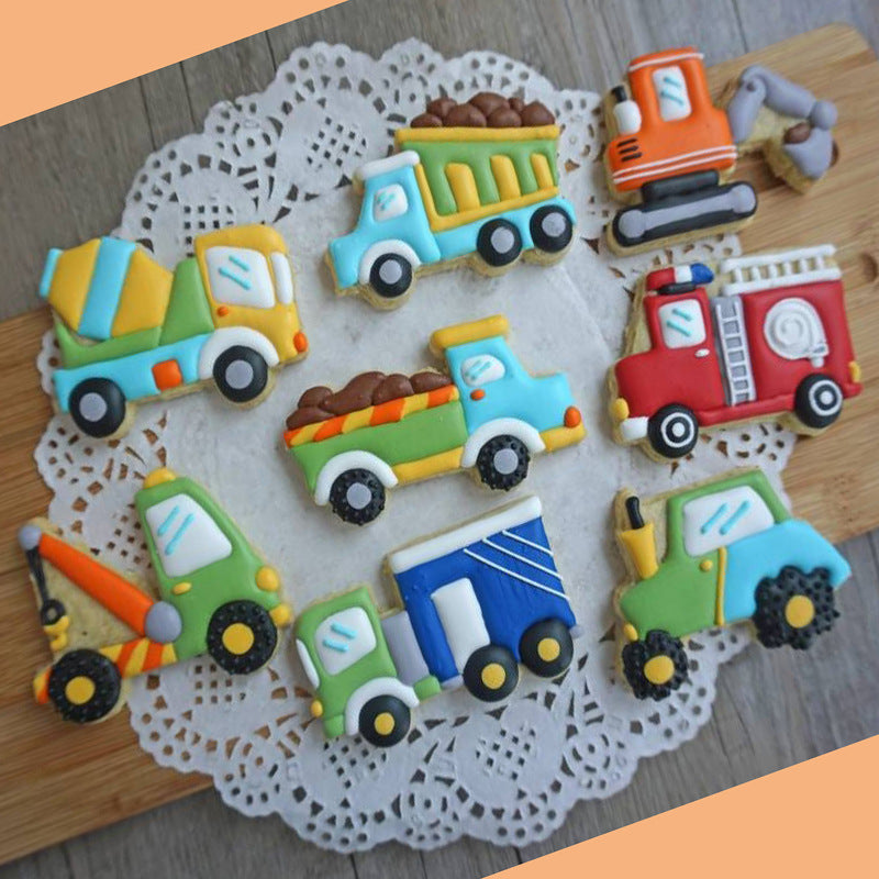 Various Plastic Cake Decorations For Excavator Waterwheel - Cindi Book