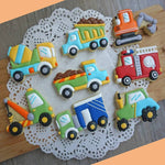 Various Plastic Cake Decorations For Excavator Waterwheel - Cindi Book