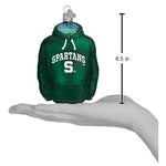 Old World Christmas Michigan State Hoodie - hand-blown glass Christmas tree ornament (view 4)
