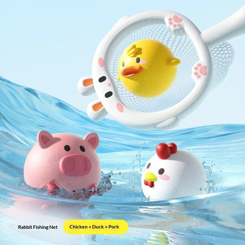 Baby Bath Toy Glowing Soft-plastic Animal For Playtime In The Bathtub - Cindi Book