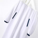 Boy's Fashion Color Contrast Button Striped Robe - Cindi Book