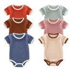 Summer Romper Baby Wrapping Clothes Pit Strip Ribbed Baby Onesie - Cindi Book