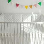 Cartoon embroidered cotton bumper bed - Cindi Book
