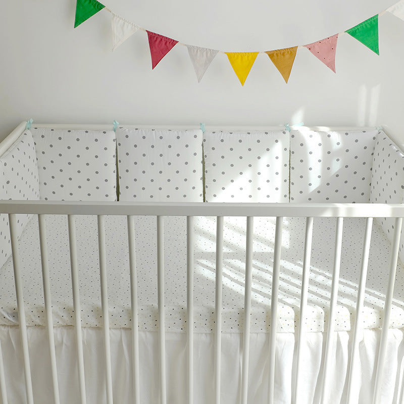 Cartoon embroidered cotton bumper bed - Cindi Book