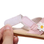 Girls' Sandals With Cross Strap Floral - Cindi Book