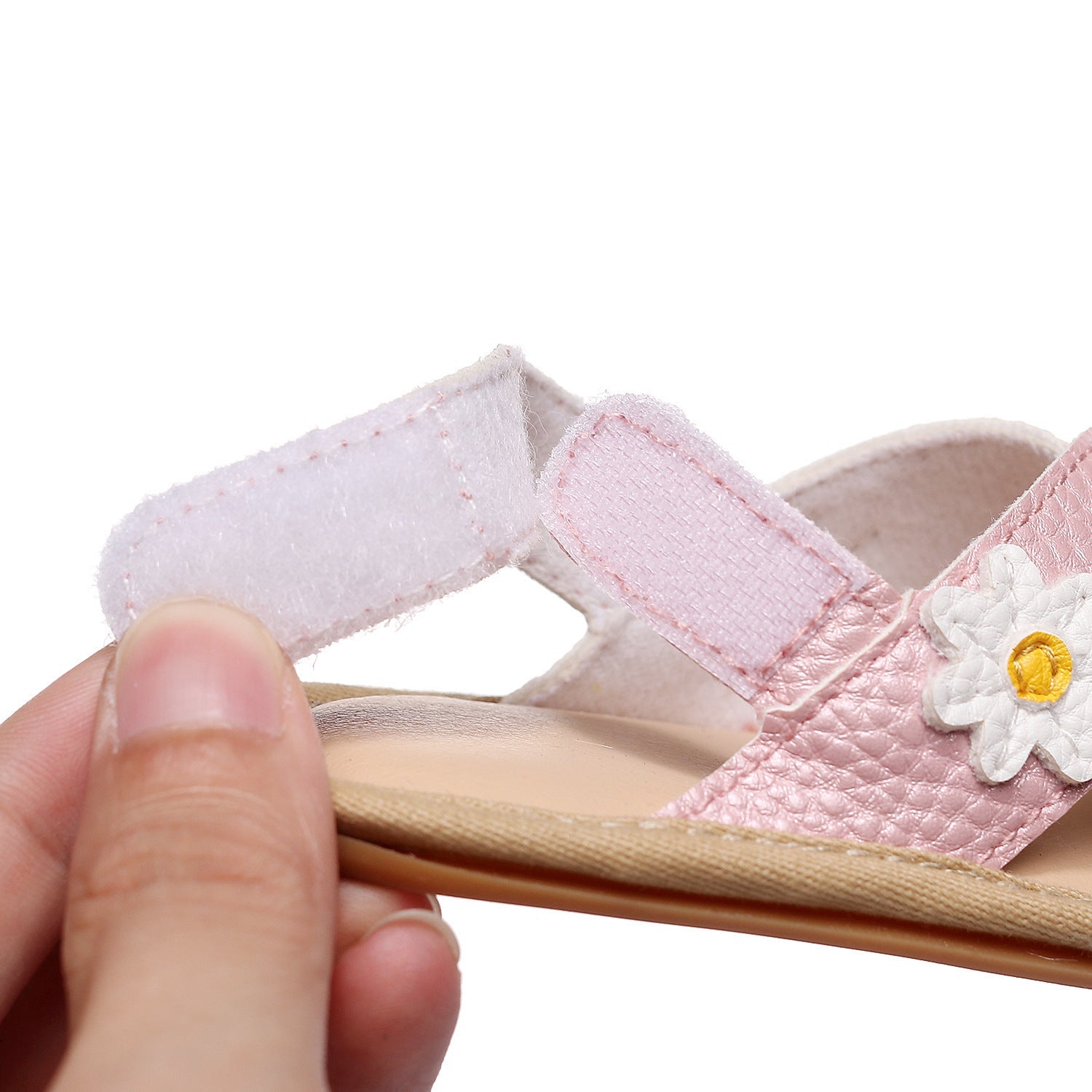 Girls' Sandals With Cross Strap Floral - Cindi Book