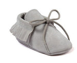 Polychromatic sanding soft bottom tassel shoe baby shoes - Cindi Book