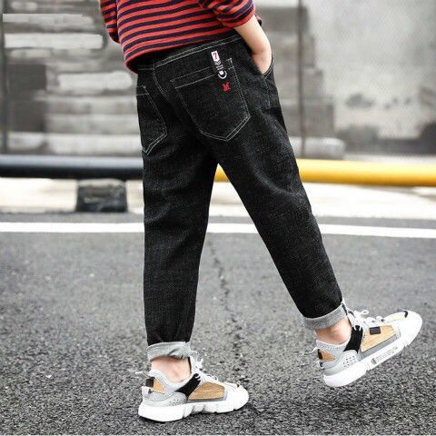 Boys' Denim Trousers Trousers Children's Clothing - Cindi Book