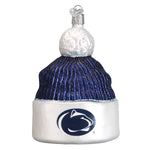 Old World Christmas Penn State Beanie Ornament - hand-blown glass Christmas tree ornament (view 3)