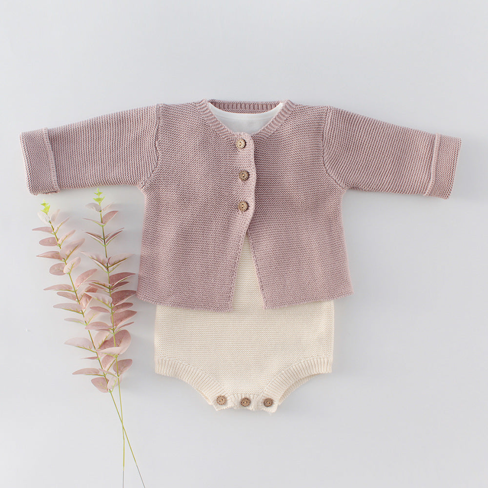 Infant Boys And Girls Baby Knitted Coat - Cindi Book