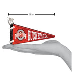 Old World Christmas Ohio State Pennant Ornament - hand-blown glass Christmas tree ornament (view 4)