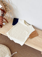 Baby's Comfortable Crew Neck Casual Triangle Jumpsuit - Cindi Book