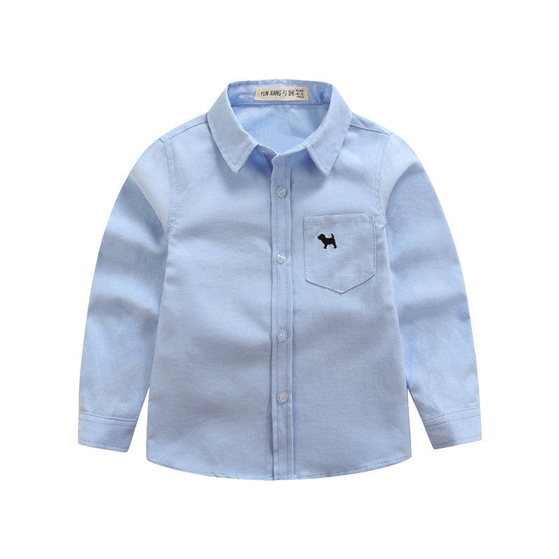 Children's Shirts Boys' Long-sleeved Shirts - Cindi Book