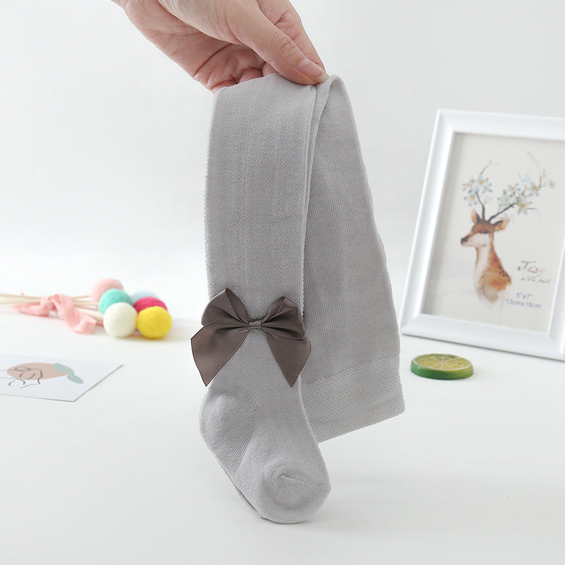 Children's baby pantyhose mesh big bow - Cindi Book