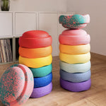 Round Rainbow Stepping Stone Sensory Toy - Cindi Book