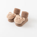 Baby Socks Terry Plus Velvet Thickened Middle Tube Non-slip - Cindi Book