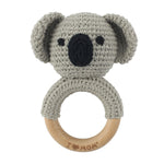Baby Rattle Hand Woven Cartoon Animal Bracelet Newborn Soothing Doll - Cindi Book