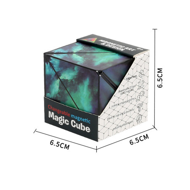 Super Cool 3d Geometric Magnetic Cube Training Puzzle Variety Puzzle Children's Toys - Cindi Book