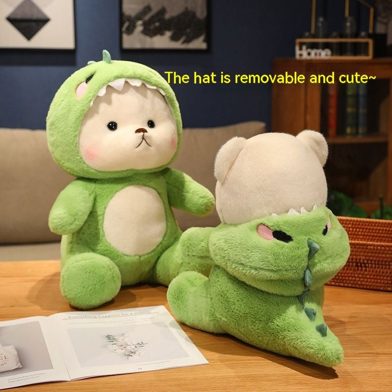 Transformation Dinosaur Doll Birthday Gift Plush Toy - Cindi Book