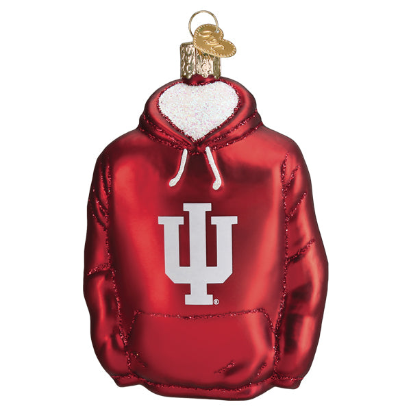 Old World Christmas Indiana Hoodie Ornament - hand-blown glass Christmas tree ornament (view 3)