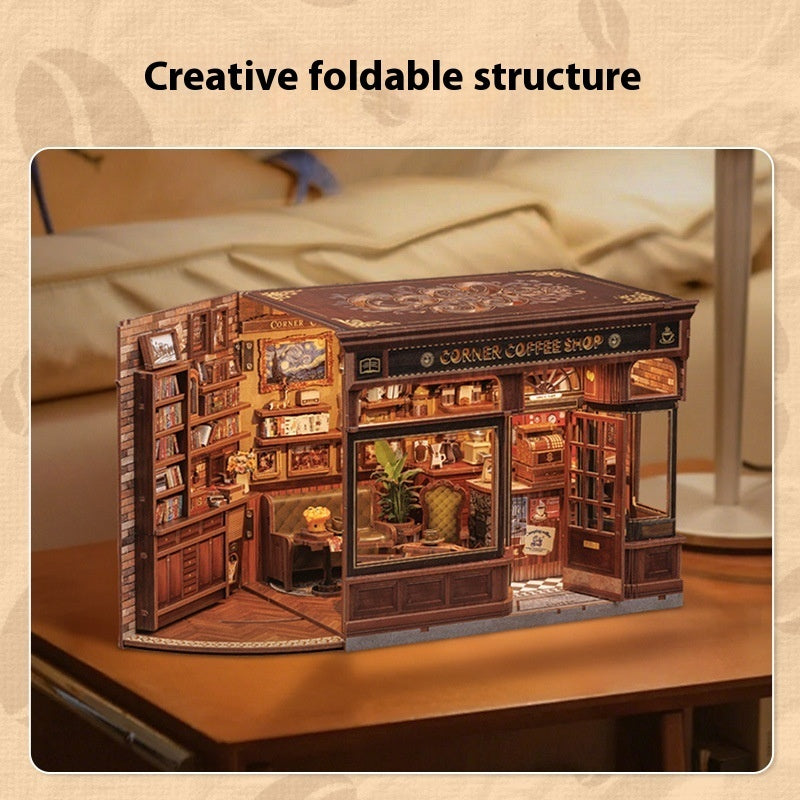 Miniature Scene Model DIY Assembled Handmade 3D Cottage Toy - Cindi Book