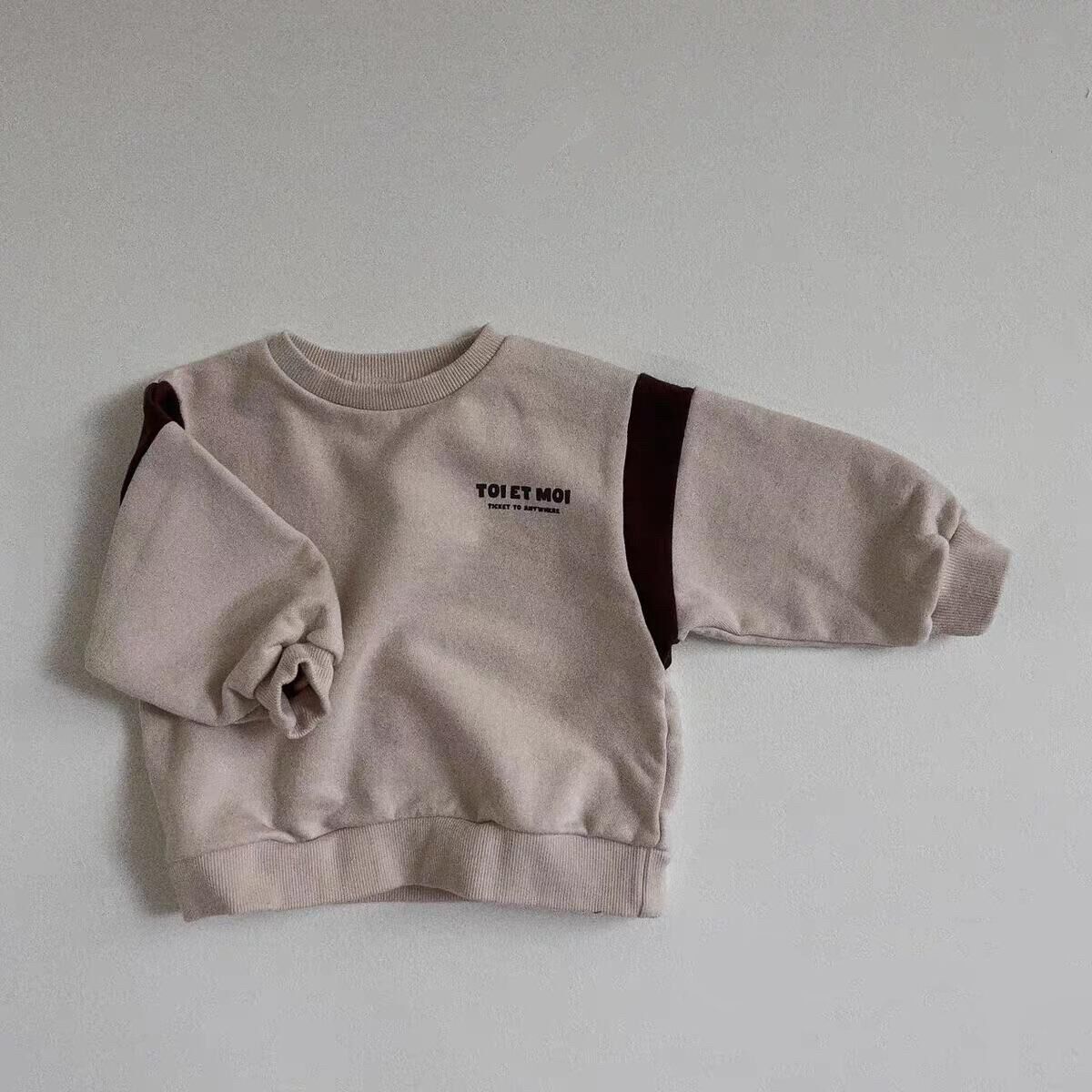 Baby Children's Korean-style Patchwork Sweater - Cindi Book