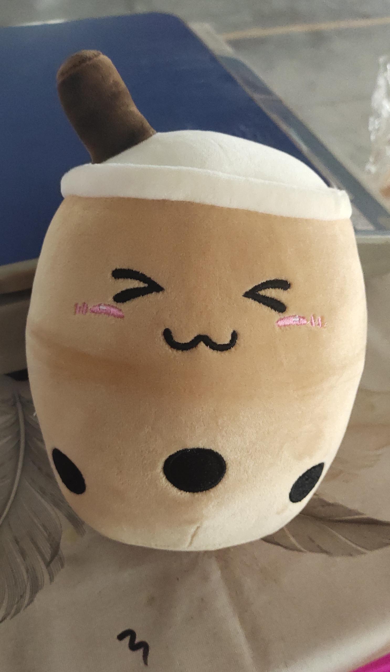 Cute Fruit Drink Plush Stuffed Soft Strawberry Milk Tea Plush Boba Tea Cup Toy Bubble Tea Pillow Cushion Kids Gift - Cindi Book