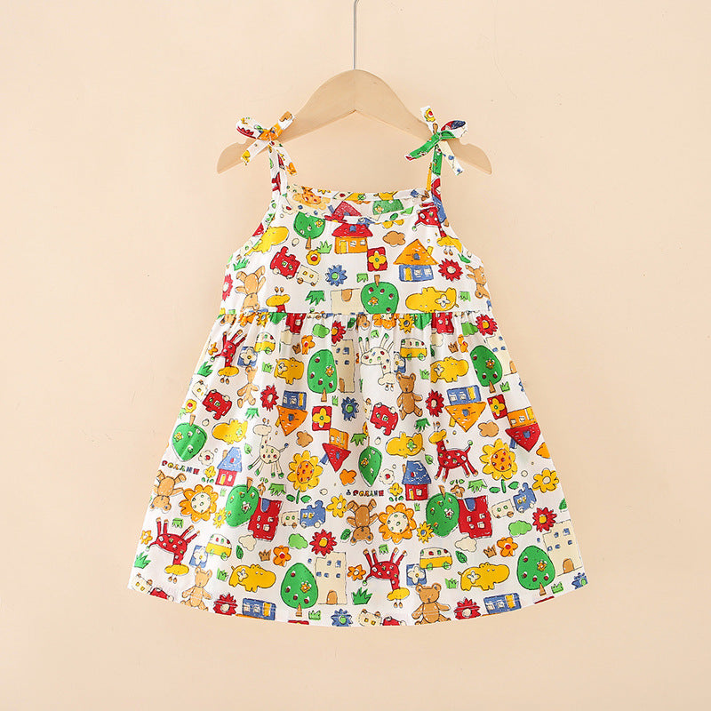 Children's Ins Style Princess Suspender Dress - Cindi Book