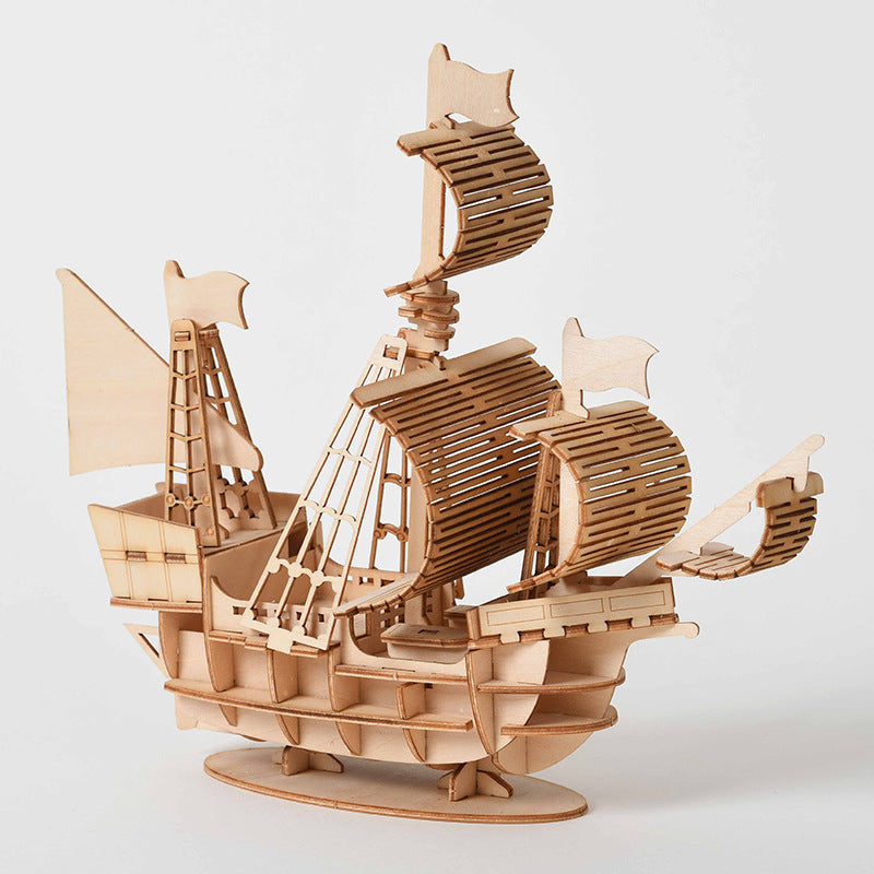 Creative Gift DIY Wooden Assembly Model Making - Cindi Book