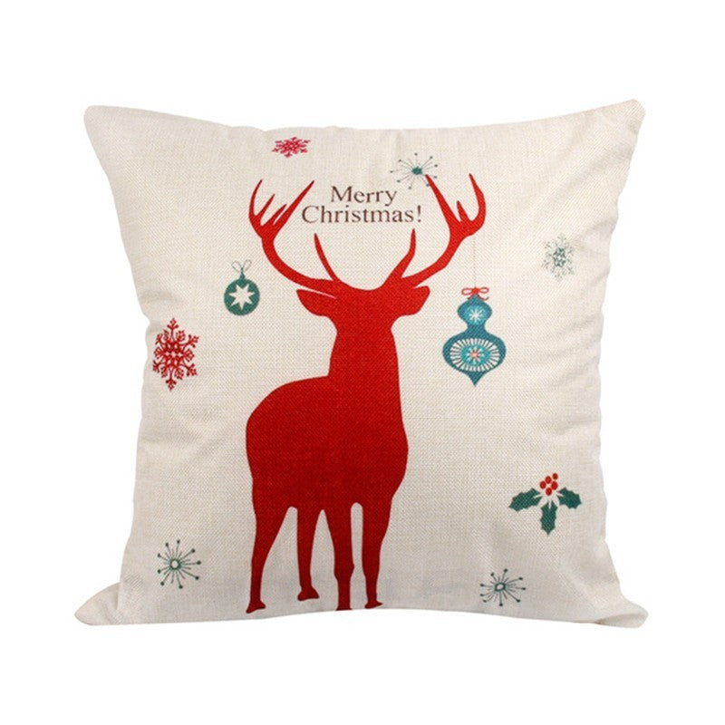 Christmas Hot-selling Home Sofa Office Creative Linen Pillowcase - Cindi Book