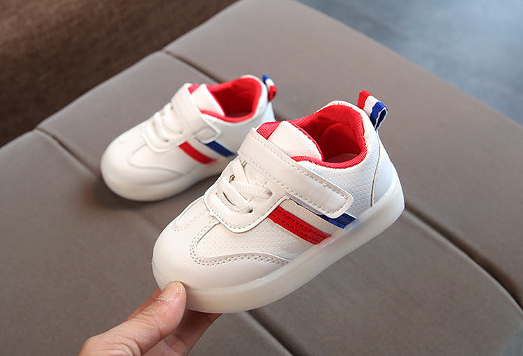 Kimmy White LED Sneakers Shoes - Cindi Book